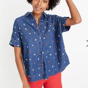 Madewell embroidered shirt